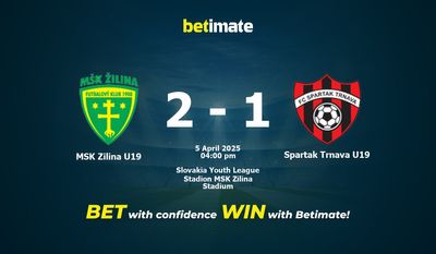Soi kèo MSK Zilina U19 vs Spartak Trnava U19, tỷ lệ và tip cá cược 05/04/2025