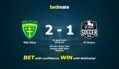 Soi kèo MSK Zilina vs FC Kosice, tỷ lệ và tip cá cược 13/04/2025