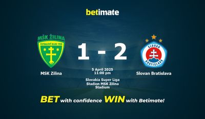 Soi kèo MSK Zilina vs Slovan Bratislava, tỷ lệ và tip cá cược 05/04/2025