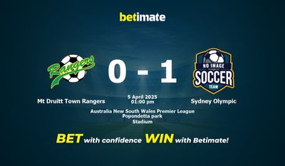 Dự đoán, tỷ lệ cược và mẹo cá cược Mt Druitt Town Rangers vs Sydney Olympic 04/05/2025