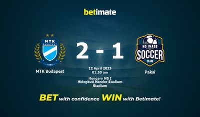 Dự đoán MTK Budapest vs Paksi, Tỷ lệ & Mẹo cá cược 11/04/2025