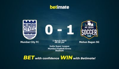 Dự đoán, tỷ lệ cược và mẹo cá cược Mumbai City FC vs Mohun Bagan SG 03/01/2025