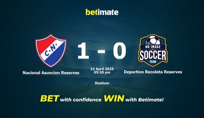 Dự đoán Nacional Asuncion Reserves vs Deportivo Recoleta Reserves, tỷ lệ và mẹo cá cược 22/04/2025