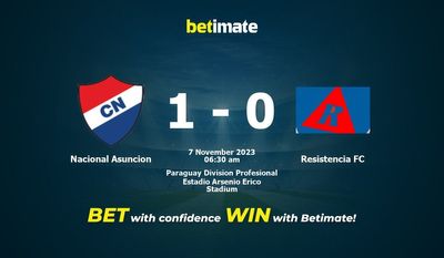 Soi kèo Nacional Asuncion vs resistencia FC, tỷ lệ và tip cá cược 06/11/2023