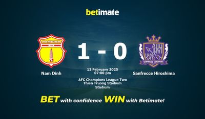 Dự đoán, Tỷ lệ cược và Mẹo cá cược Nam Định vs Sanfrecce Hiroshima 02/12/2025