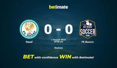 Soi kèo dự đoán Nasaf vs FK Buxoro ngày 01/08/2023