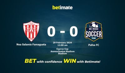 Soi kèo Nea Salamis Famagusta vs Pafos FC, tỷ lệ và tip cá cược 28/02/2024