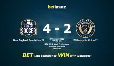 Dự đoán New England Revolution II vs Philadelphia Union II, tỷ lệ và mẹo cá cược 02/10/2023