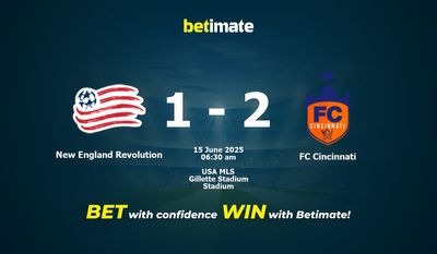Dự đoán, tỷ lệ cược và mẹo cá cược New England Revolution vs FC Cincinnati 06/14/2025