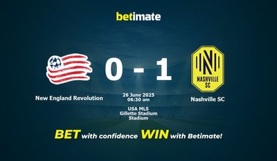 Dự đoán, tỷ lệ cược và mẹo cá cược New England Revolution vs Nashville SC 25/06/2025