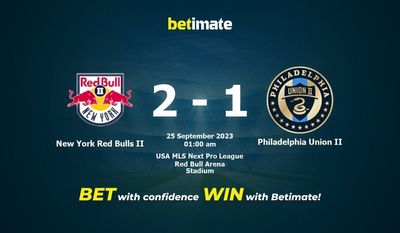 Dự đoán New York Red Bulls II vs Philadelphia Union II, Tỷ lệ & Mẹo cá cược 24/09/2023