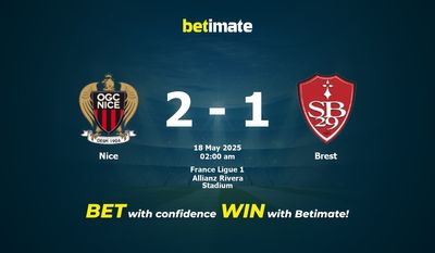 Dự đoán Nice vs Brest, Tỷ lệ cược & Mẹo cá cược 05/17/2025