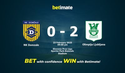 Soi kèo NK Domzale vs Olimpija Ljubljana, tỷ lệ và tip cá cược 23/02/2025
