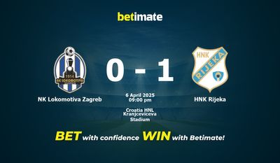 Soi kèo NK Lokomotiva Zagreb vs HNK Rijeka, Tỷ lệ & Mẹo cá cược 06/04/2025