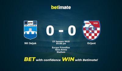 Dự đoán NK Osijek vs Orijent, Tỷ lệ & Mẹo cá cược 15/01/2025