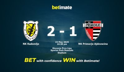 Dự đoán NK Radomlje vs NK Primorje Ajdovscina, Tỷ lệ & Mẹo cá cược 23/05/2025
