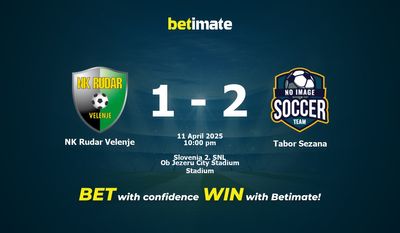 Dự đoán NK Rudar Velenje vs Tabor Sezana, Tỷ lệ & Mẹo cá cược 11/04/2025
