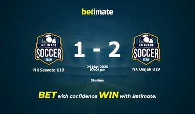 Dự đoán NK Sesvete U19 vs NK Osijek U19, tỷ lệ và tip cá cược 24/05/2025
