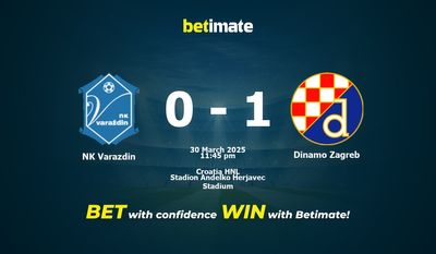Dự đoán NK Varazdin vs Dinamo Zagreb, Tỷ lệ cược & Mẹo cá cược 30/03/2025
