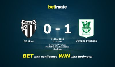 Soi kèo NS Mura vs Olimpija Ljubljana, tỷ lệ cá cược 10/05/2025