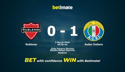 Soi kèo Nublese vs Audax Italiano, Tỷ lệ & Mẹo cá cược 02/03/2024