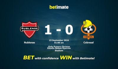 Dự đoán Nublense vs Cobresal, Tỷ lệ cược & Mẹo cá cược 09/14/2024