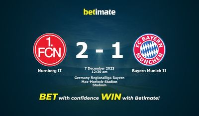 Dự đoán Nurnberg II vs Bayern Munich II, tỷ lệ và tip cá cược 06/12/2023