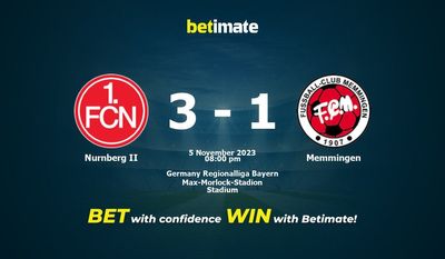 Dự đoán Nurnberg II vs Memmingen, Tỷ lệ & Mẹo cá cược 05/11/2023