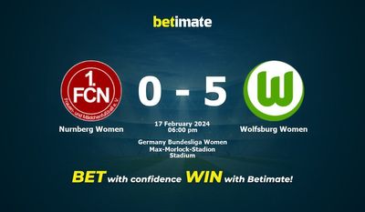 Dự đoán Nurnberg vs Wolfsburg Nữ, Tỷ lệ & Mẹo cá cược 17/02/2024