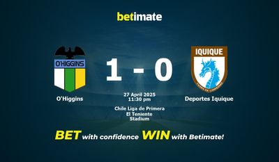 Dự đoán O'Higgins vs Deportes Iquique, tỷ lệ và mẹo cá cược 27/04/2025