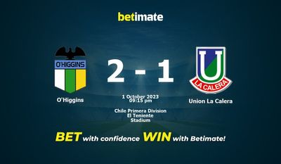 Soi kèo O'Higgins vs Union La Calera, Tỷ lệ & Mẹo cá cược 01/10/2023