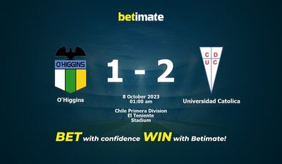 Soi kèo O'Higgins vs Universidad Catolica, Tỷ lệ & Mẹo cá cược 07/10/2023