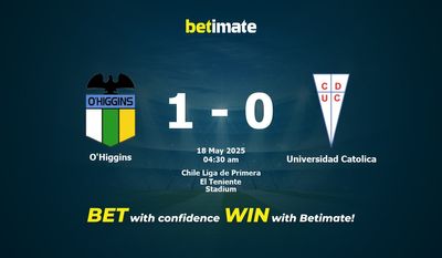 Soi kèo O'Higgins vs Universidad Catolica, Tỷ lệ & Mẹo cá cược 17/05/2025