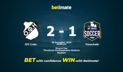Dự đoán OFI Crete vs Panachaiki, Tỷ lệ cược & Mẹo cá cược 18/12/2024