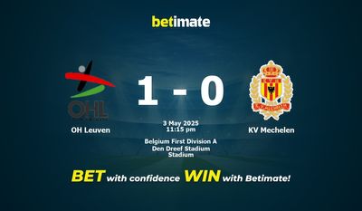 Dự đoán OH Leuven vs KV Mechelen, tỷ lệ cá cược 03/05/2025