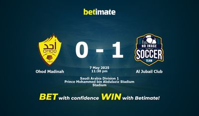 Soi kèo Ohod Madinah vs Al Jubail Club, tỷ lệ và tip cá cược 07/05/2025