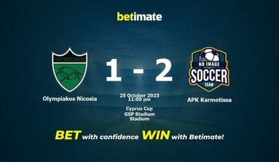 Dự đoán Olympiakos Nicosia vs APK Karmotissa, Tỷ lệ & Mẹo cá cược 25/10/2023