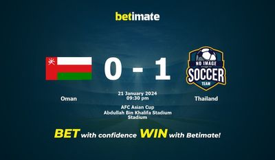Dự đoán Oman vs Thái Lan, tỷ lệ và tip cá cược 21/01/2024