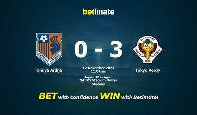Soi kèo Omiya Ardija vs Tokyo Verdy, Tỷ lệ & Mẹo cá cược 12/11/2023