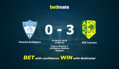 Dự đoán Omonia Aradippou vs AEK Larnaca, Tỷ lệ cược & Mẹo cá cược 03/09/2025