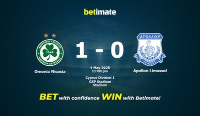 Dự đoán Omonia Nicosia vs Apollon Limassol, Tỷ lệ cược & Mẹo cá cược 05/04/2025