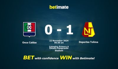 Dự đoán, tỷ lệ cược và mẹo cá cược Once Caldas vs Deportes Tolima 21/11/2024