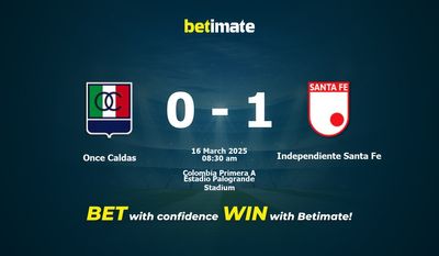 Dự đoán Once Caldas vs Independiente Santa Fe, tỷ lệ và mẹo cá cược 16/03/2025