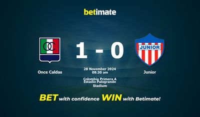 Dự đoán, tỷ lệ cược và mẹo cá cược Once Caldas vs Junior 28/11/2024
