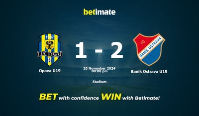 Dự đoán Opava U19 vs Banik Ostrava U19, Tỷ lệ cược & Mẹo cá cược 20/11/2024