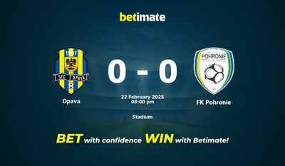 Soi kèo Opava vs FK Pohronie, Tỷ lệ & Mẹo cá cược 22/02/2025