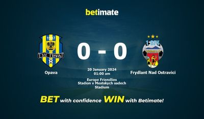 Soi kèo Opava vs Frydlant Nad Ostravici, Tỷ lệ & Mẹo cá cược 19/01/2024