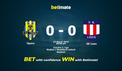 Soi kèo Opava vs SK Lisen, Tỷ lệ & Mẹo cá cược 15/03/2025