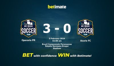 Dự đoán Operario PR vs Azuiz FC, tỷ lệ & tip cá cược 04/02/2024