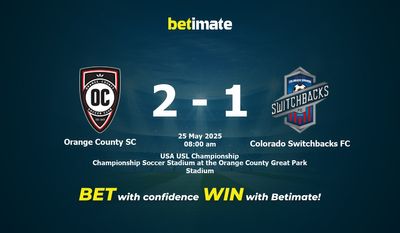 Dự đoán, tỷ lệ cược và mẹo cá cược Orange County SC vs Colorado Switchbacks FC 25/05/2025